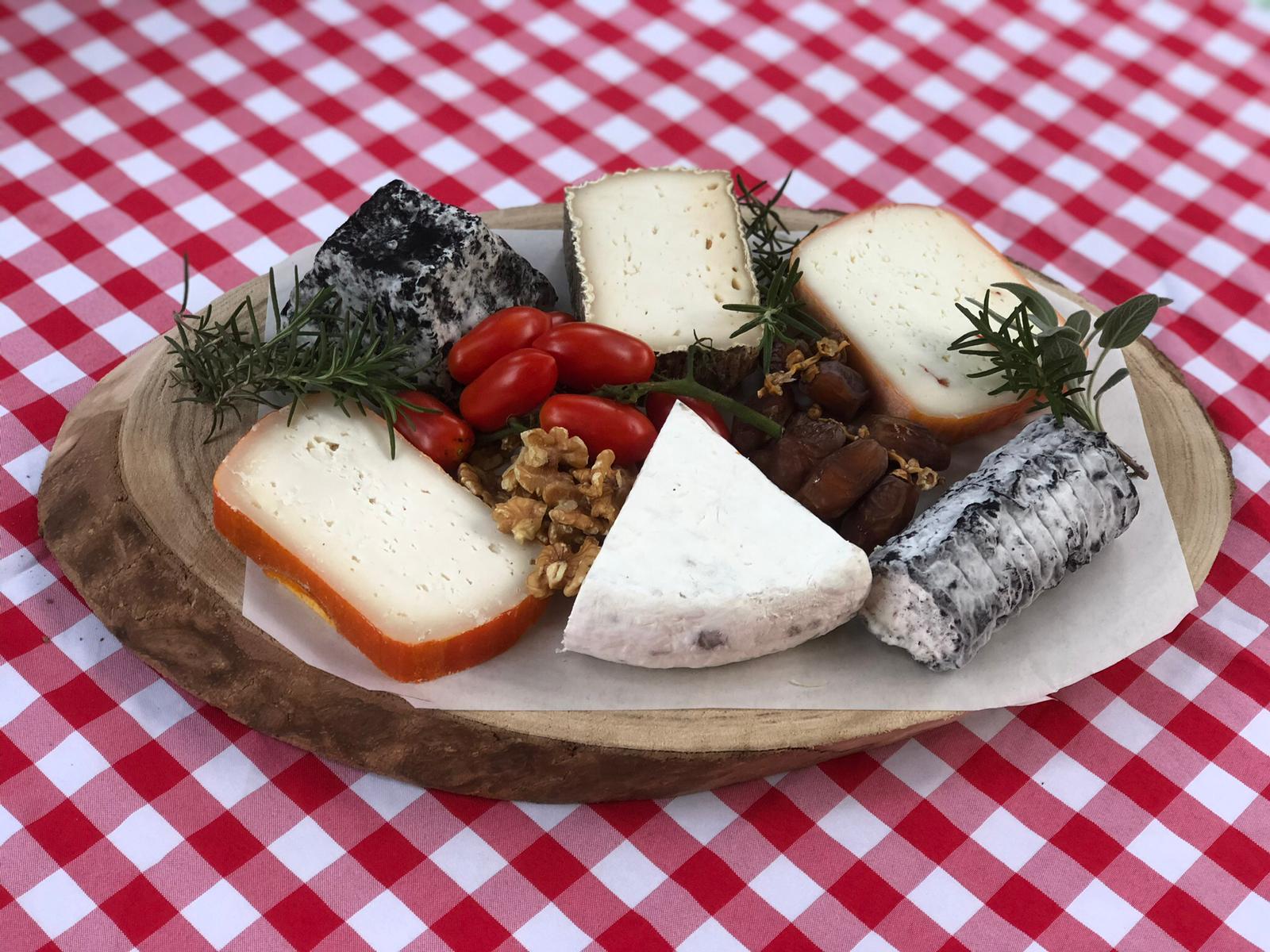 Cheese Platter for 7-9 diners with a designed oval board