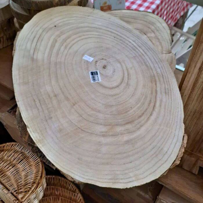 Oval Wooden Cheese Board